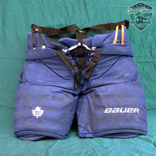 Ben Scrivens Toronto Maple Leafs Game Worn Bauer Pro Goalie Pants