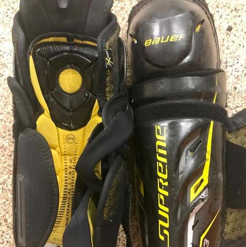 Used Bauer MX3 Senior Shin Pads Size 14