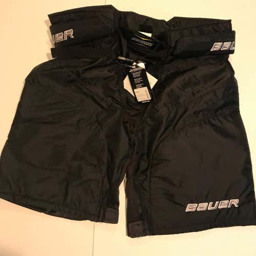 Bauer Supreme MX3 Hockey Shell Pants Senior Large Black NEW