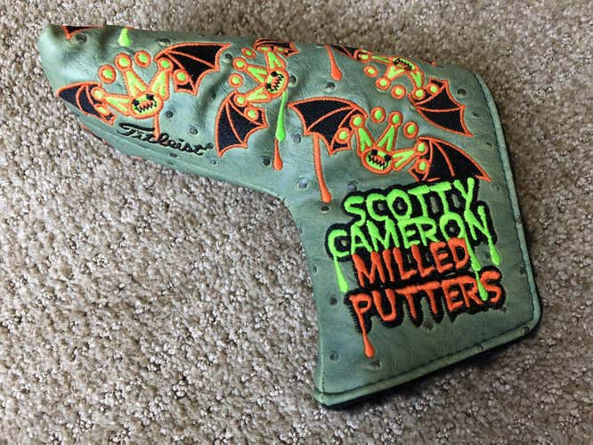 New Scotty Cameron Putter Headcover, Bogey Monster 2010 Halloween, by Titleist