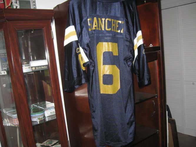 NY TITANS(NY JETS) MARK SANCHEZ REEBOK HOME(L) RARE!