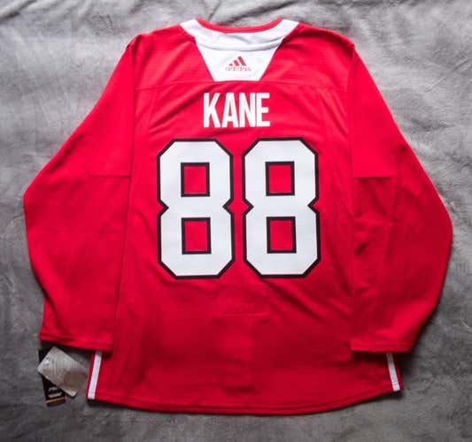 Chicago Blackhawks Kane 88 NHL Adidas Authentic Jersey Size 50 Red New With Tags