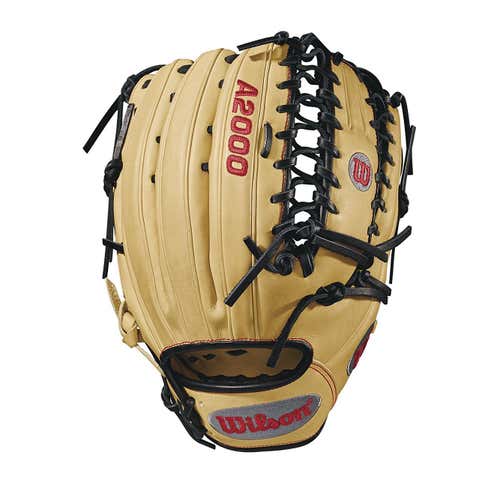 Brand New Wilson A2000 OT6 Outfielders Baseball Glove - Blonde, Black, Red - 12.75"