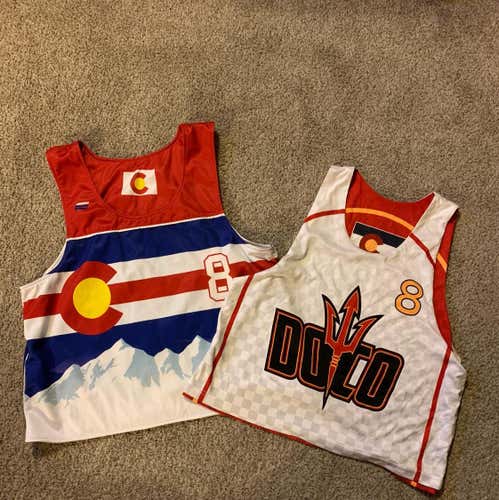 2 Colorado Themed Reversible Jerseys Small/ Medium #8