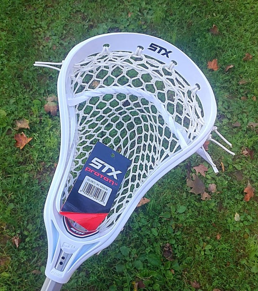 STX Proton U Lacrosse Head Hand Strung w/G3 Semi-Soft Mesh