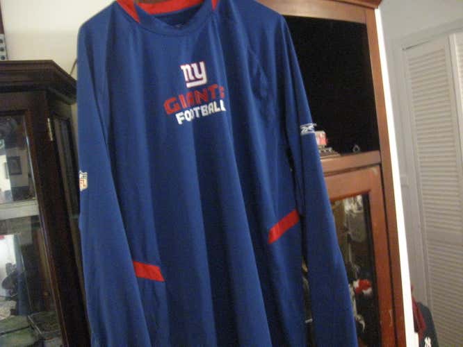 NY GIANTS SHIRT REEBOK  JERSEY SHIRT(XL)