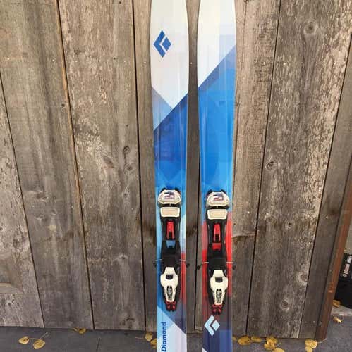 Black Diamond Powder Skis With Backcountry Bindings
