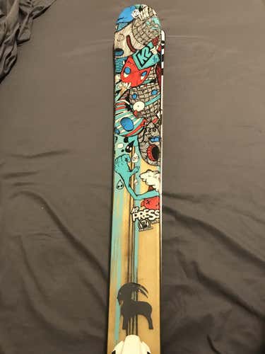 K2 Press Bar Clip Twin Tip Used Men’s Skis 169cm + Bindings
