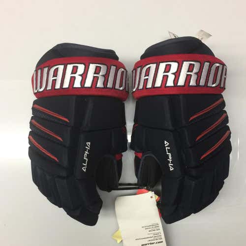 New Warrior Alpha QX3 Senior Glove - 13” - Navy/White/Red
