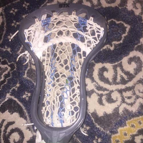 Brand new duel U head strung with ECD blue striker
