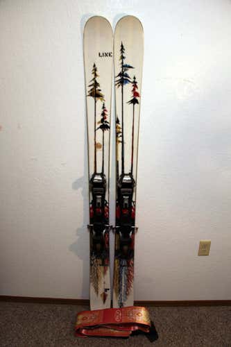 Line Sir Francis Bacon Twin Tip Powder Skis 178 cm. Marker Baron AT Bindings