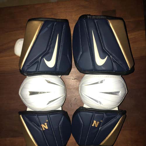 Naval Academy Navy Midshipmen Nike Vapor Arm Pads