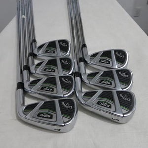 Callaway Epic Pro Iron Set - 4-PW - XP 105 X100 Extra Stiff X Flex Steel - MINT