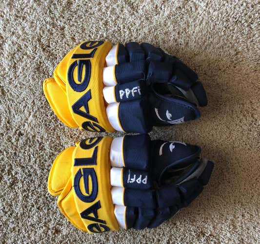 Eagle PPFI gloves Senior Size 13 Navy/Gold