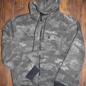 Oakley Fleece Lined Camo Jacket/Sweatshirt Sz Large