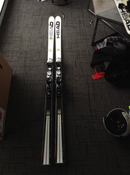 Head Worldcup I.SL RD 213 CM R>33 Racing Skis W Head Freeflex Pro Bindings