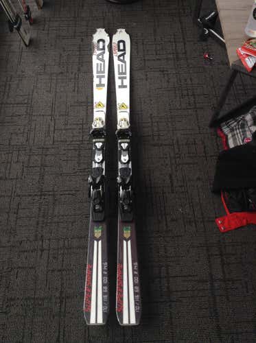 Head 170 CM supershape I.speed Race Skis W Head Freeflex Pro Racing 14 Bindings