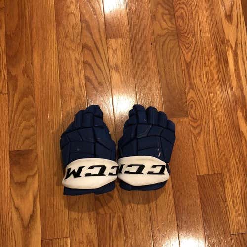 Syracuse Crunch CCM HGQL Pro Stock Gloves 14”