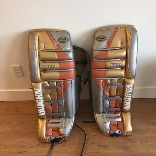 Lightly Used 35+1 Goalie Leg Pads