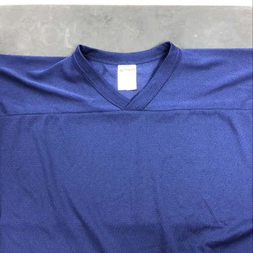 Navy Blue Athletic Knit Practice Jersey Adult Small NWOT