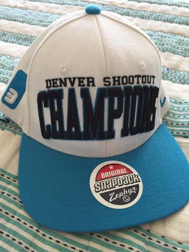 New Denver Shootout Champions snap back hat