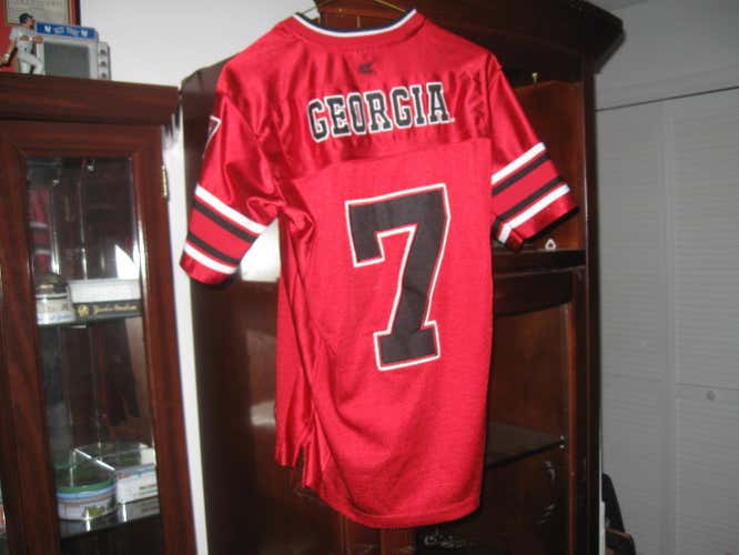 GEORGIA BULLDOGS YOUTH  HOME JERSEY(M 12/14)EMBRIODED!