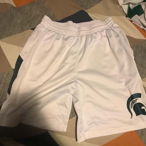 MSU Lacrosse 2018 Season White Game Shorts