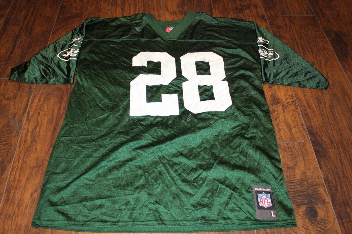 NY Jets #28 Curtis Martin Green/White Reebok Youth XL Jersey