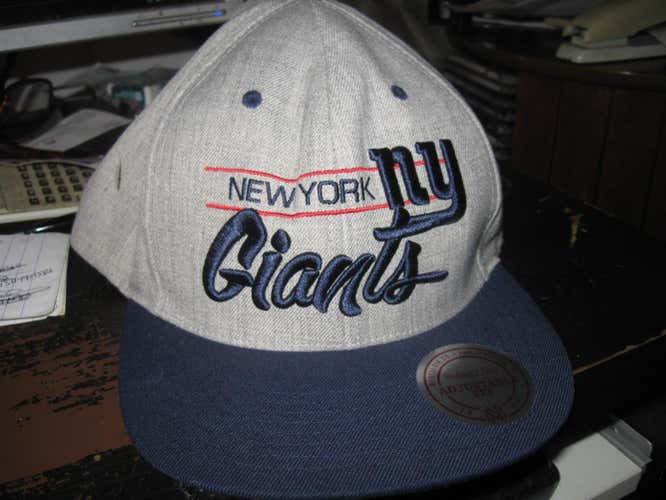 NY GIANTS MITCHELL&NESS HAT )