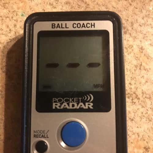 Pocket Radar Ball Coach