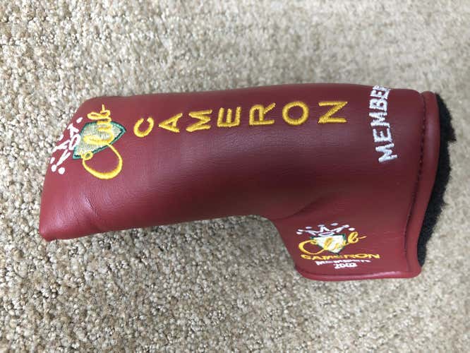 NEW Scotty Cameron 2002 Club Cameron Putter Head Cover With Pivot Tool, by Titleist