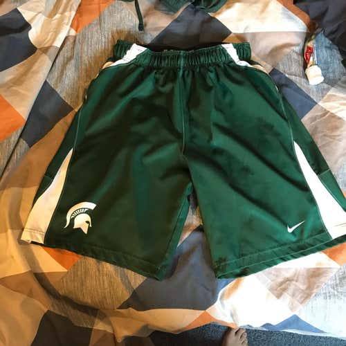 2016 MSU Men’s Lax Green Nike Game Shorts