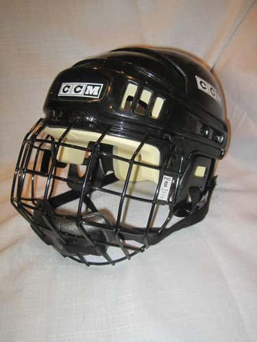 CCM 492M Hockey Helmet w/ Junior Type 1 CCM Cage Black