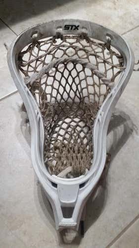 STX Hammer U Head; Strung with waxed mesh