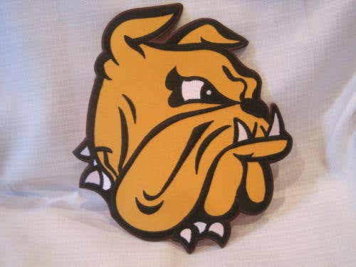 Minnesota Duluth UMD Bulldogs Hockey Jersey Patch Embroidered