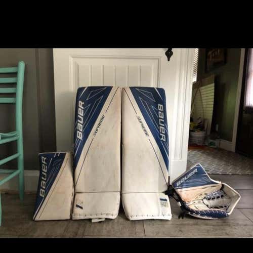 Bauer 1s Leg Pads Full Set