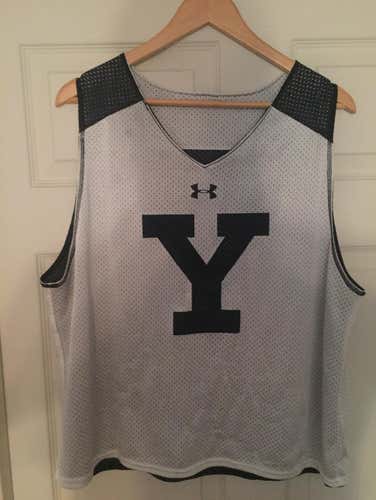 Blue and White Reversible Yale Pinnie