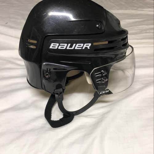 Bauer 4500 Medium Black Helmet With Visor