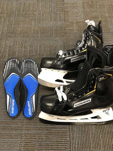 New Bauer 2S Pro Stock Custom Skates Size 8