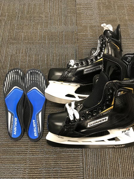New Bauer 2S Pro Stock Custom Skates Size 8