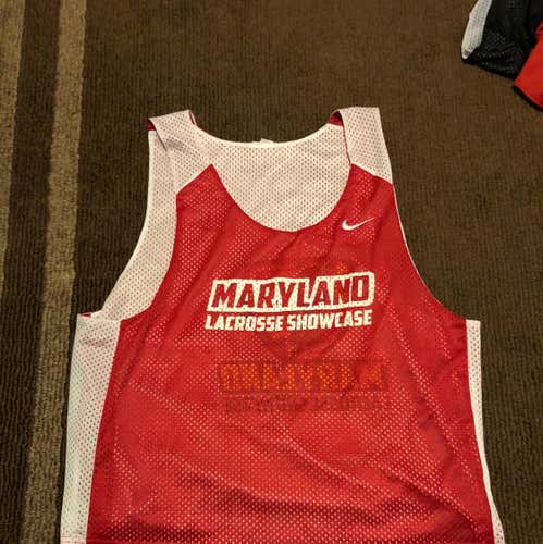 Maryland Lacrosse Showcase Pinnie Red/White #316
