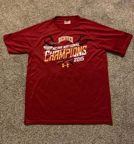 Denver Pioneers 2015 NCAA National Champions Heat Gear Shirt Large