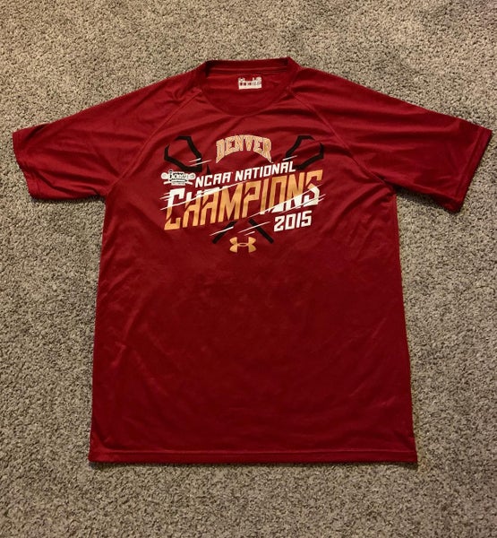 Denver Pioneers 2015 NCAA National Champions Heat Gear Shirt Large