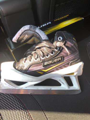 Bauer Supreme Goalie Skates Size 3