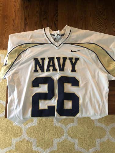 Naval Academy Navy Midshipmen Game Worn Jersey #26