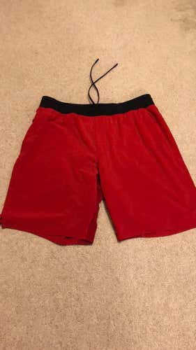 Lululemon Men’s T.H.E. Shorts Red Men’s XL - 9” with liner/inseam
