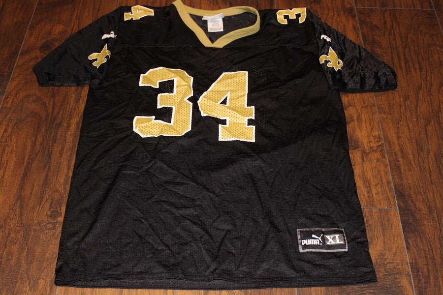 Ricky Williams Jersey New Orleans Saints Mens XL Black #34 NFL VTG Champion