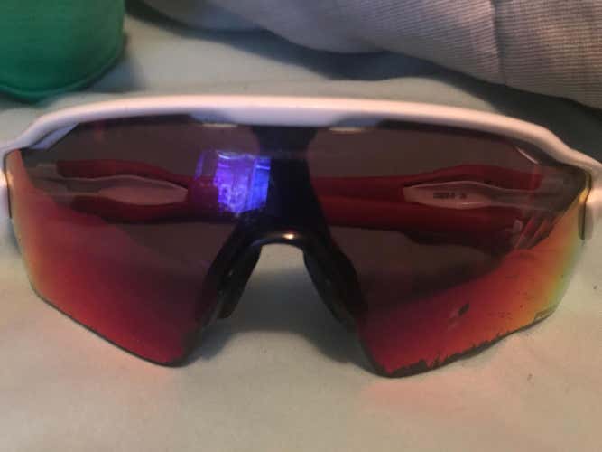 Red And White Oakley Sunglasses