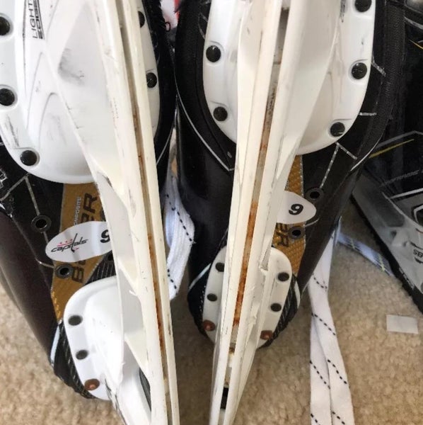 Bauer Supreme 1S skates 9 3/4 D/A Orlov Capitals Skates No Steel