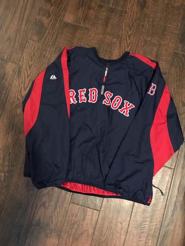 Majestic Boston Red Sox Coaches Pullover